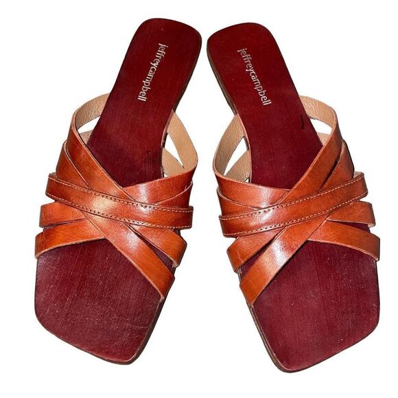 Jeffrey Campbell Amarra Strappy Slides New! - Picture 1 of 8